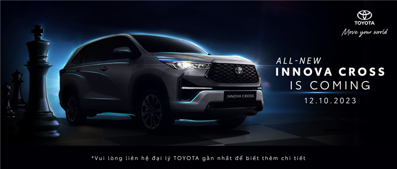 Toyota Innova Cross hoàn toàn mới sắp ra mắt tại Việt Nam